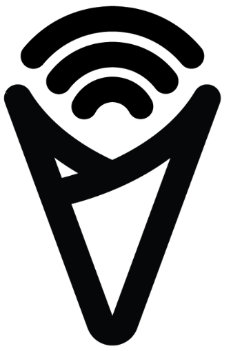 VanillaTech ice-cream Wi-Fi logo